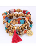 Lady Bohemian handmade butterfly beaded bracelet
