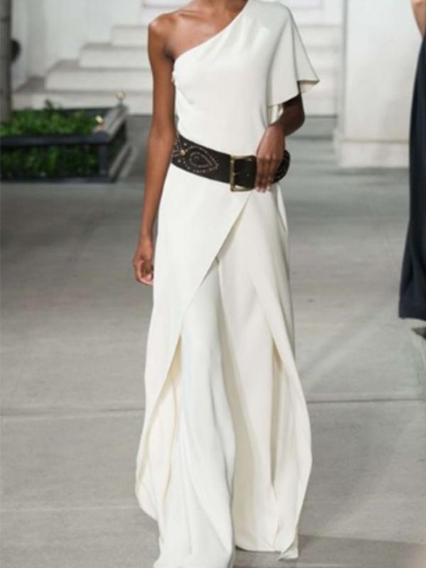 Ladies fashion sexy strapless jumpsuit